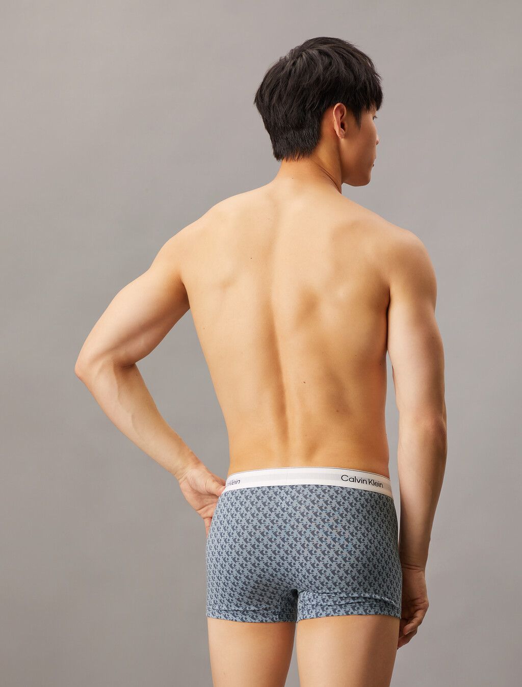Calvin Klein - Bộ hai quần lót CK nam Icon Cotton Stretch Trunks 2 Pack