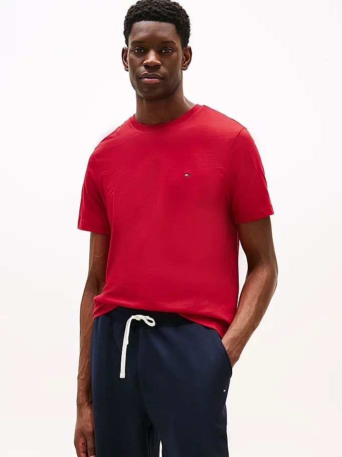 Tommy Hilfiger - Áo thun tay ngắn nam Slim Fit T-Shirt with Stretch Fabric