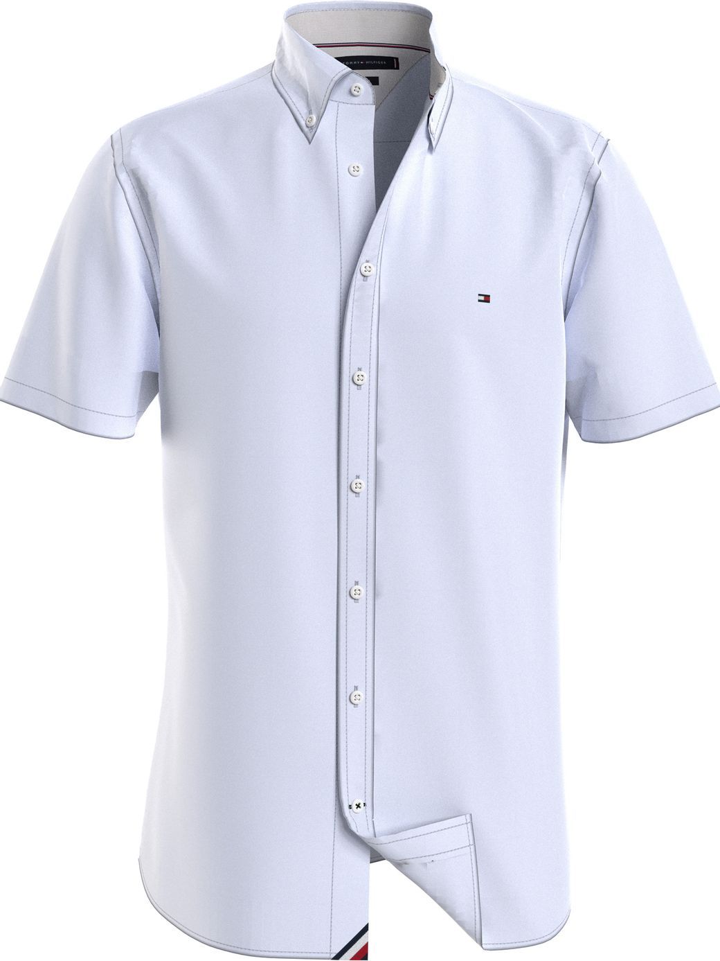 Tommy Hilfiger - Áo sơ mi tay ngắn nam Classic Flex Poplin Shirt