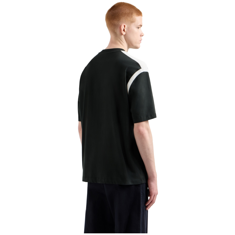Armani Exchange - Áo thun dáng suông nam Regular fit T-shirt with logo print