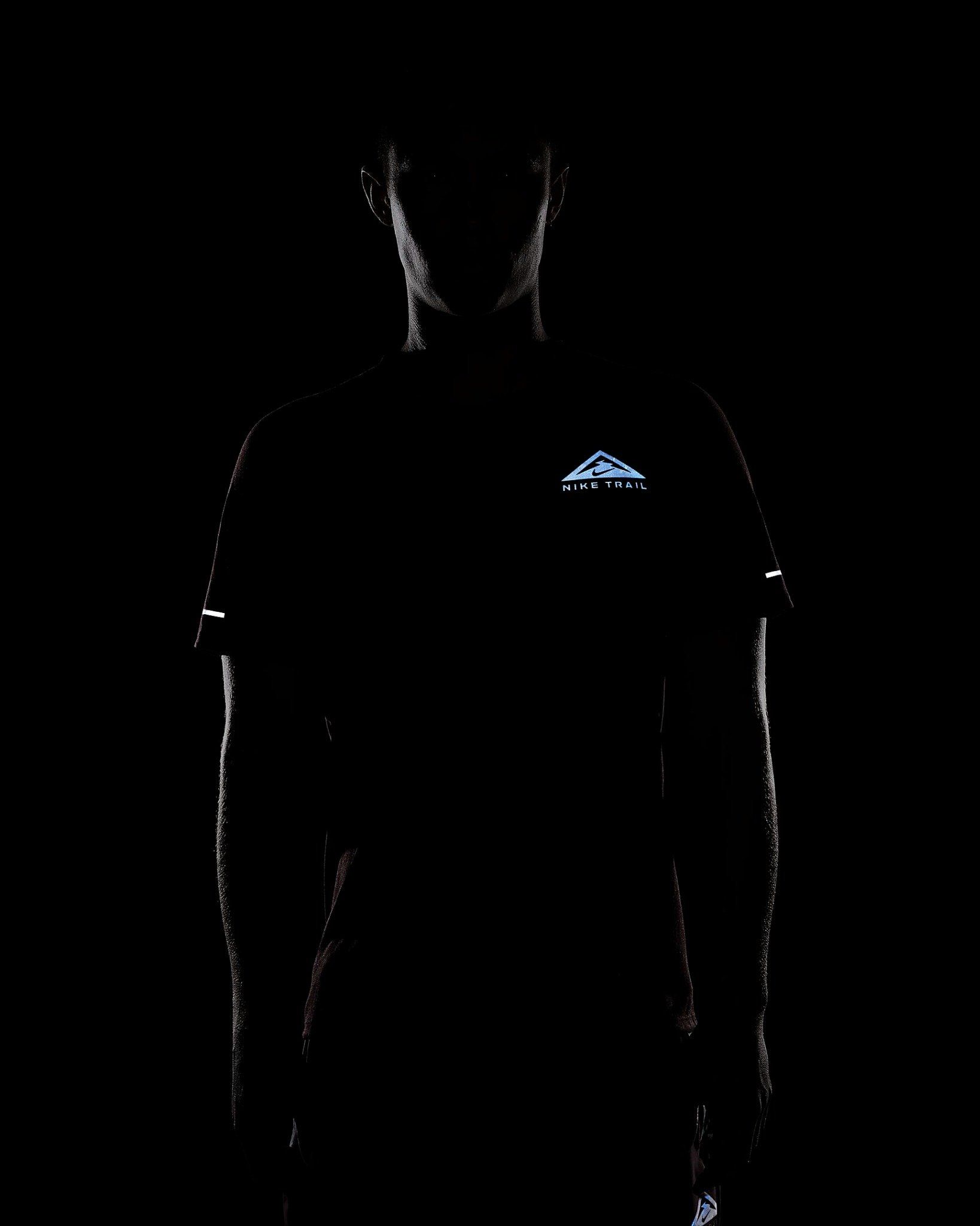 Nike - Áo tay ngắn thể thao Nam Dri-FIT Trail Solar Chase Men's Short-Sleeve Trail-Running Top