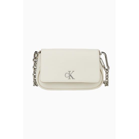 Calvin Klein - Túi đeo vai CK nữ Minimal Monogram Flap Bag