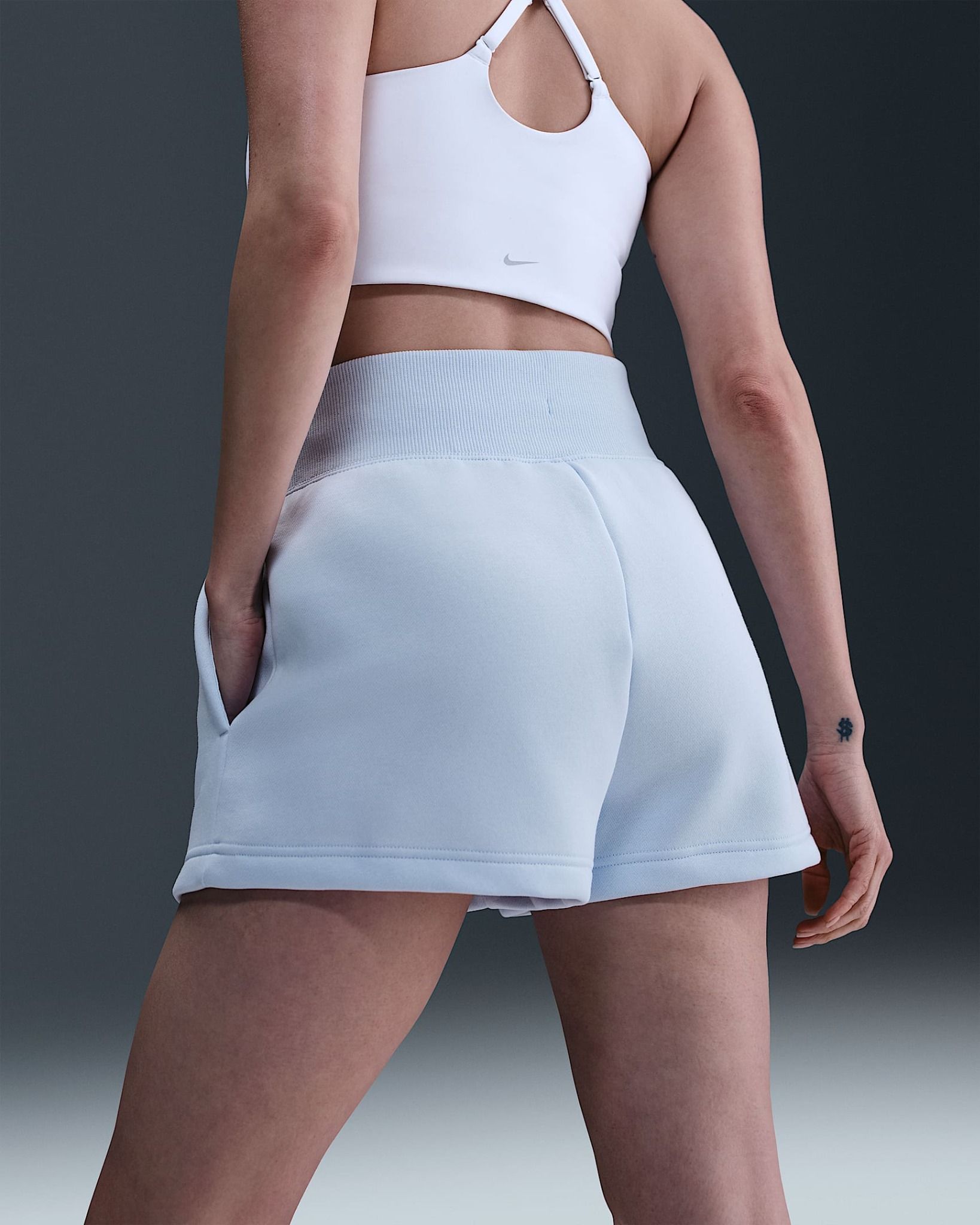 Nike - Quần ngắn thể thao Nữ As W Nsw Phnx Flc Hr Short