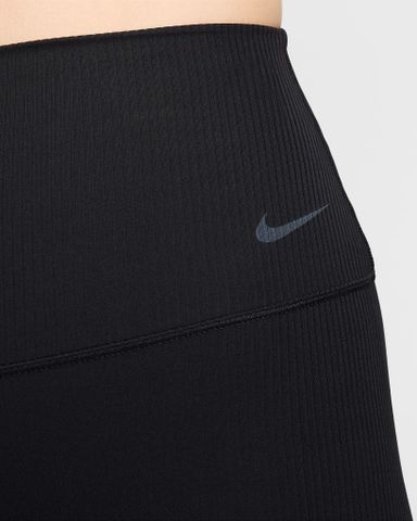 Nike - Quần dài ống ôm thể thao Nữ Zenvy Rib Women's Gentle-Support High-Waisted 7/8 Leggings