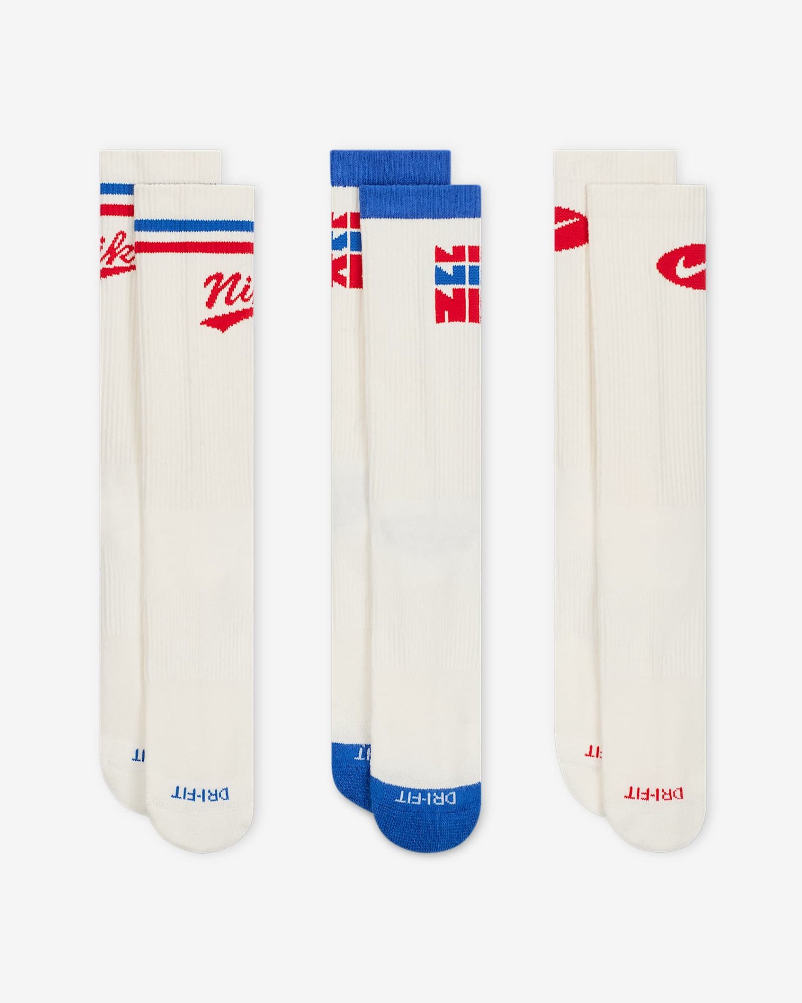 Nike - Vớ thể thao (3 đôi) Nam Nữ Nike Everyday Plus Crew Socks (3 Pairs)