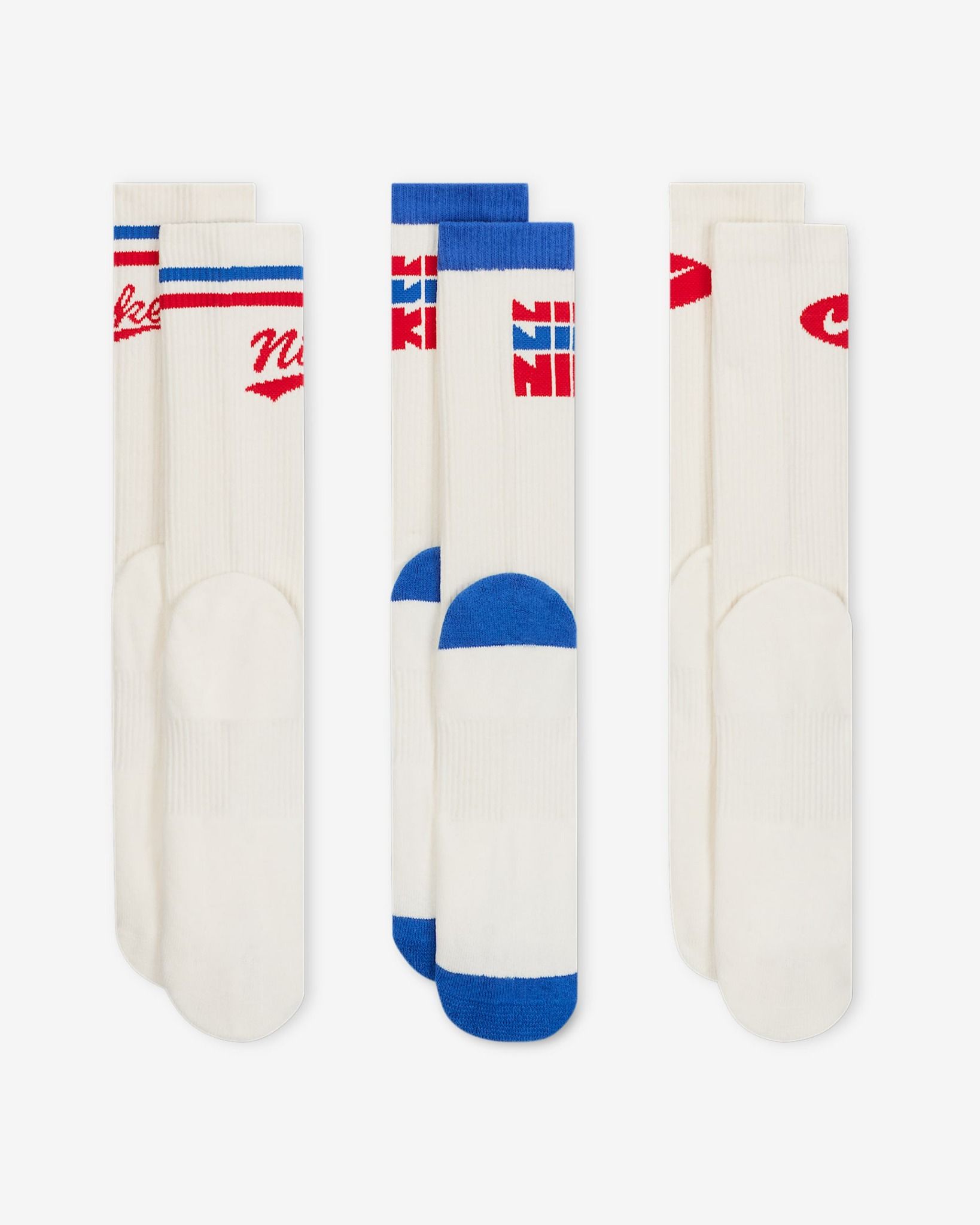 Nike - Vớ thể thao (3 đôi) Nam Nữ Nike Everyday Plus Crew Socks (3 Pairs)
