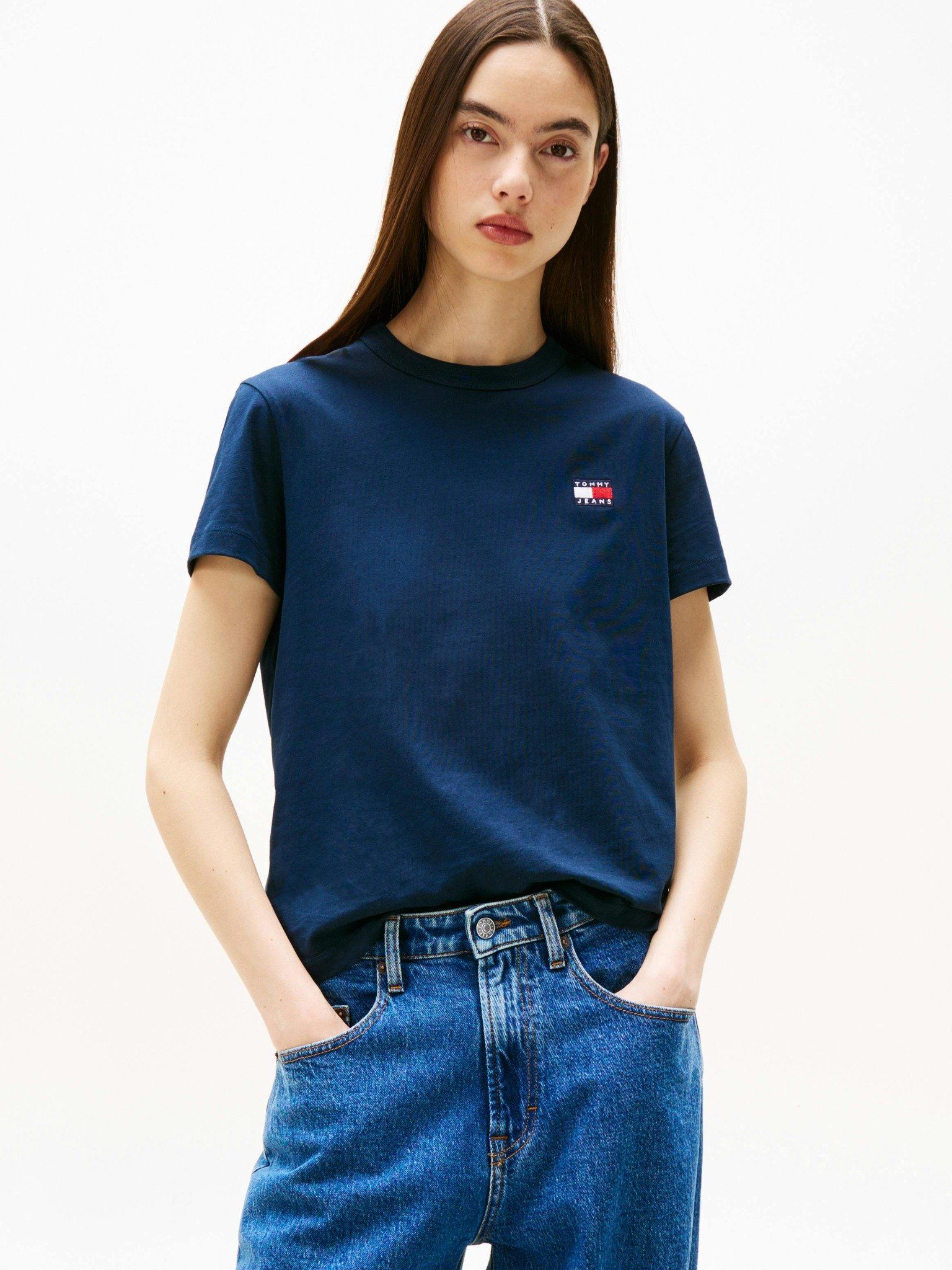 Tommy Hilfiger - Áo tay ngắn nữ Tommy Badge Crew Neck T-Shirt