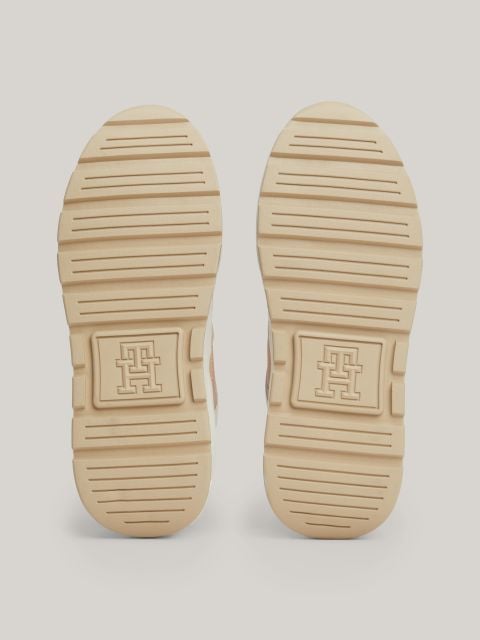 Tommy Hilfiger - Giày nữ TH Monogram Leather Chunky Runner Trainers