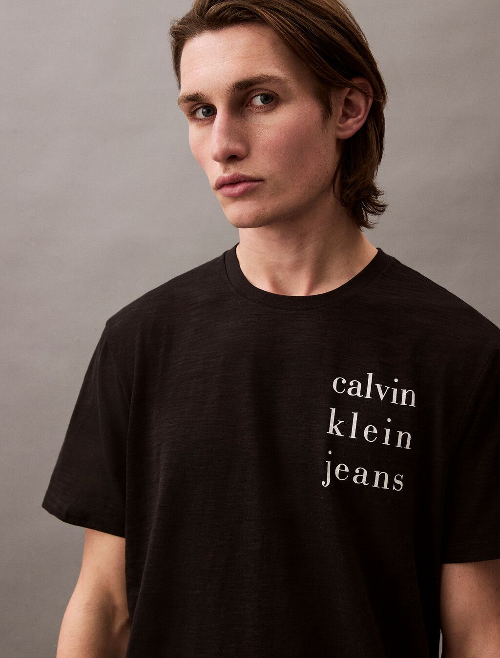 Calvin Klein - Áo phông thời trang nam CK Logo T-shirt