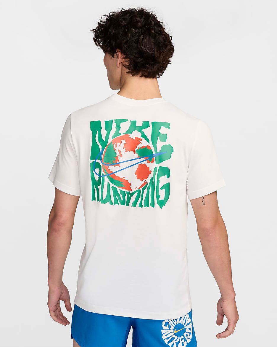 Nike - Áo tay ngắn thể thao Nam Men's Dri-FIT Running T-Shirt