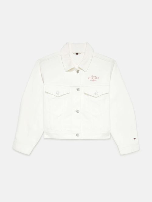 Tommy Hilfiger - Áo khoác tay dài nữ TH Denim Straight Jacket