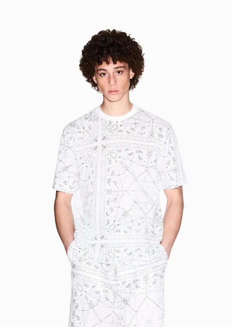 Armani Exchange - Áo phông tay ngắn nam AX Premium Vintage T-Shirt