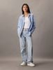 Calvin Klein - Quần jeans dài CK nữ Signature 90S Straight Lightweight Jean