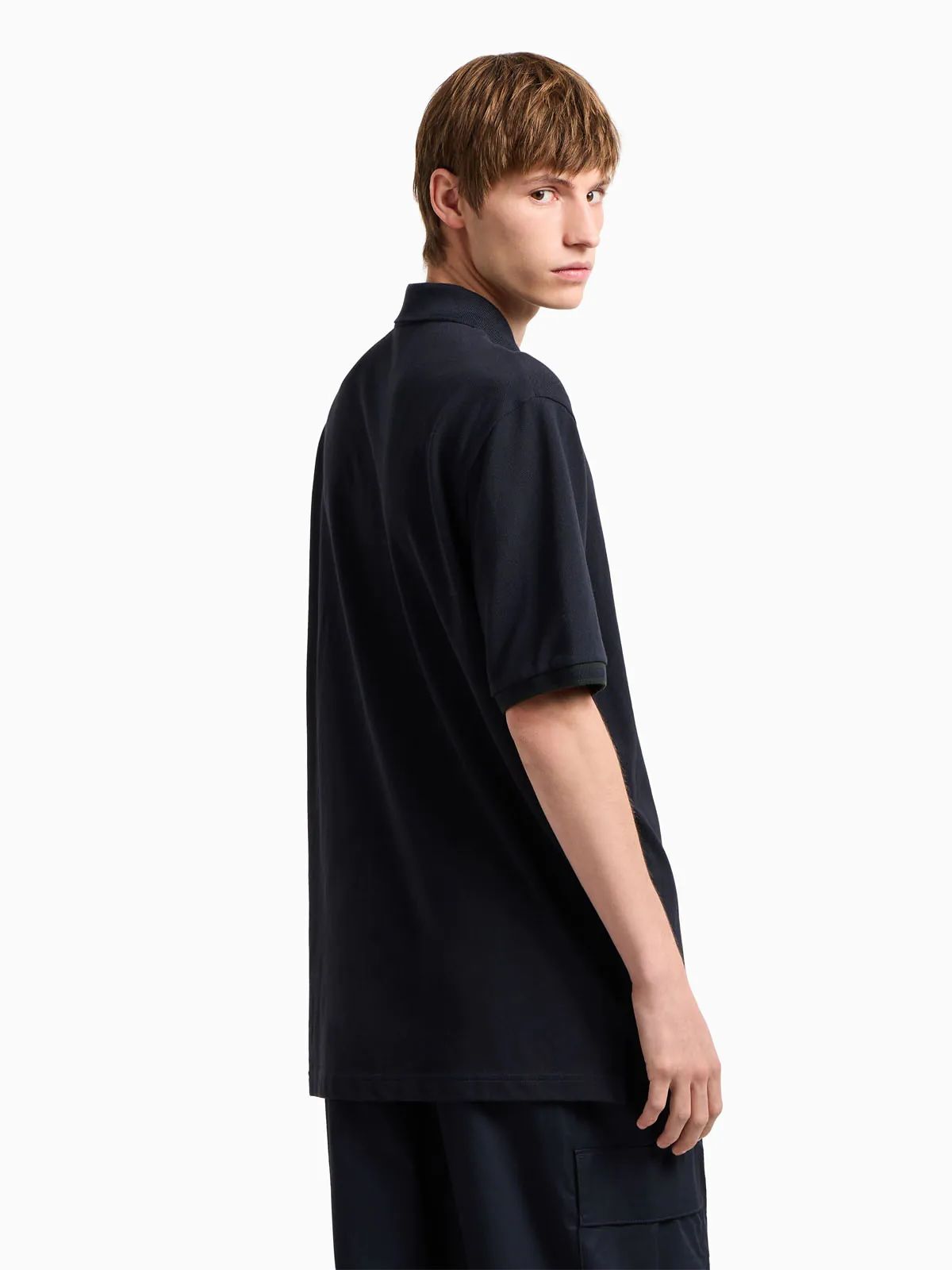 Armani Exchange - Áo polo tay ngắn nam Premium Men's Polo Shirt
