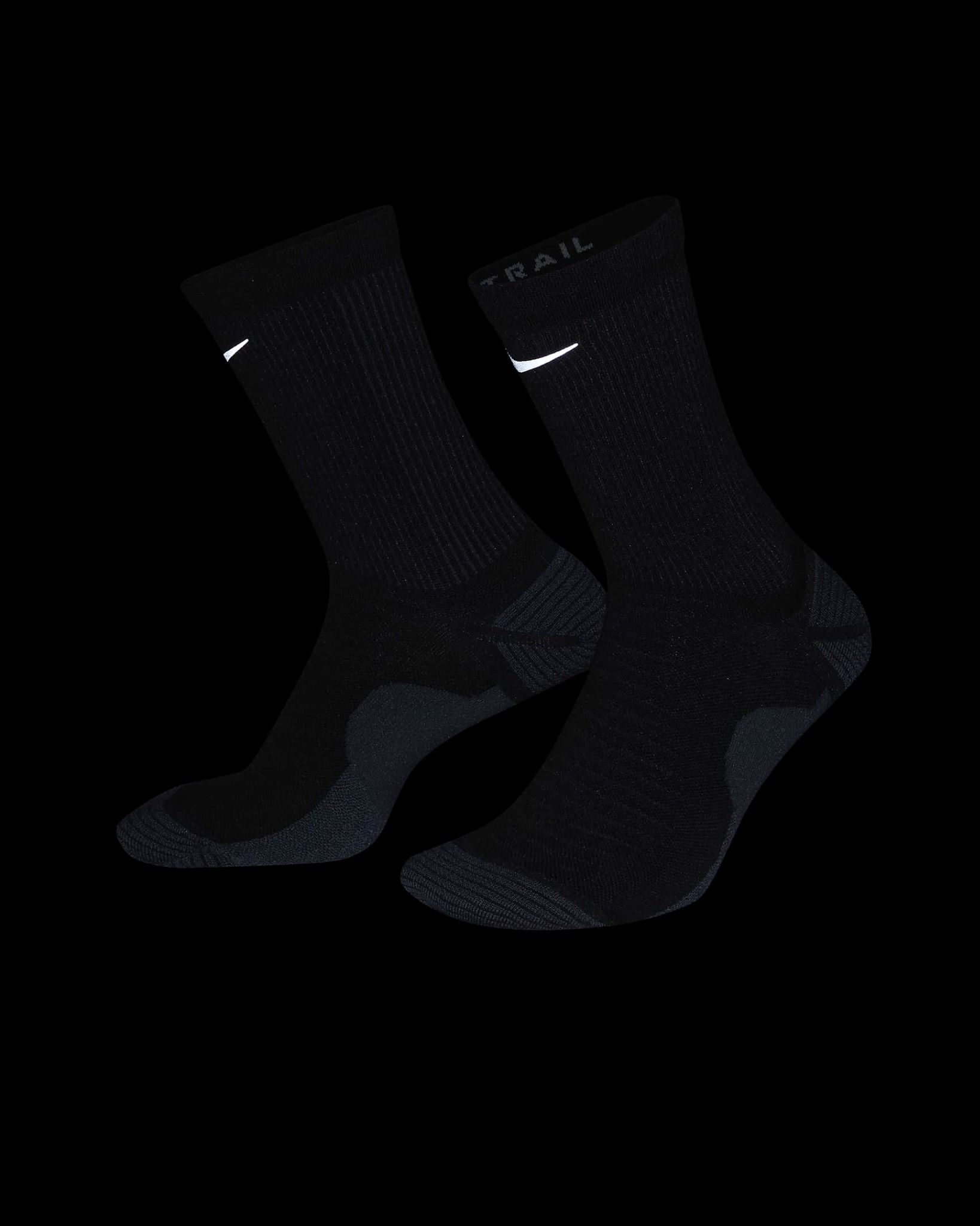 Nike - Vớ thể thao cổ cao Nam Nữ Nike Trail-Running Crew Socks (1 Pair)