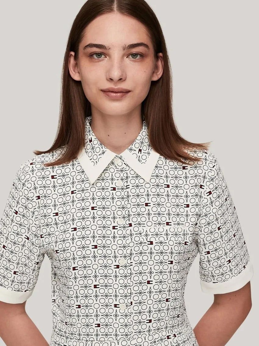 Tommy Hilfiger - Đầm nữ Premium Flower Pleat Dress