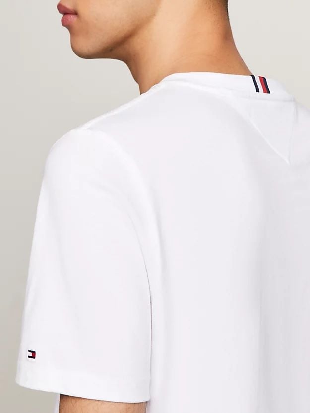 Tommy Hilfiger - Áo tay ngắn nam Embroidery Logo T-Shirt