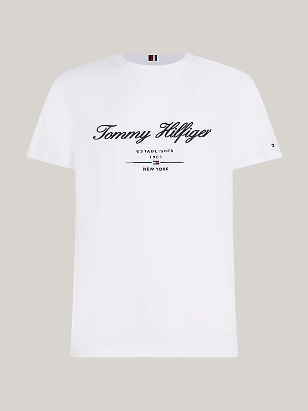 Tommy Hilfiger - Áo tay ngắn nam Embroidery Logo T-Shirt