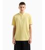 Armani Exchange - Áo thun có cổ nam Ax Short sleeve polo shirt in cotton piqué yellow
