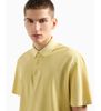 Armani Exchange - Áo thun có cổ nam Ax Short sleeve polo shirt in cotton piqué yellow