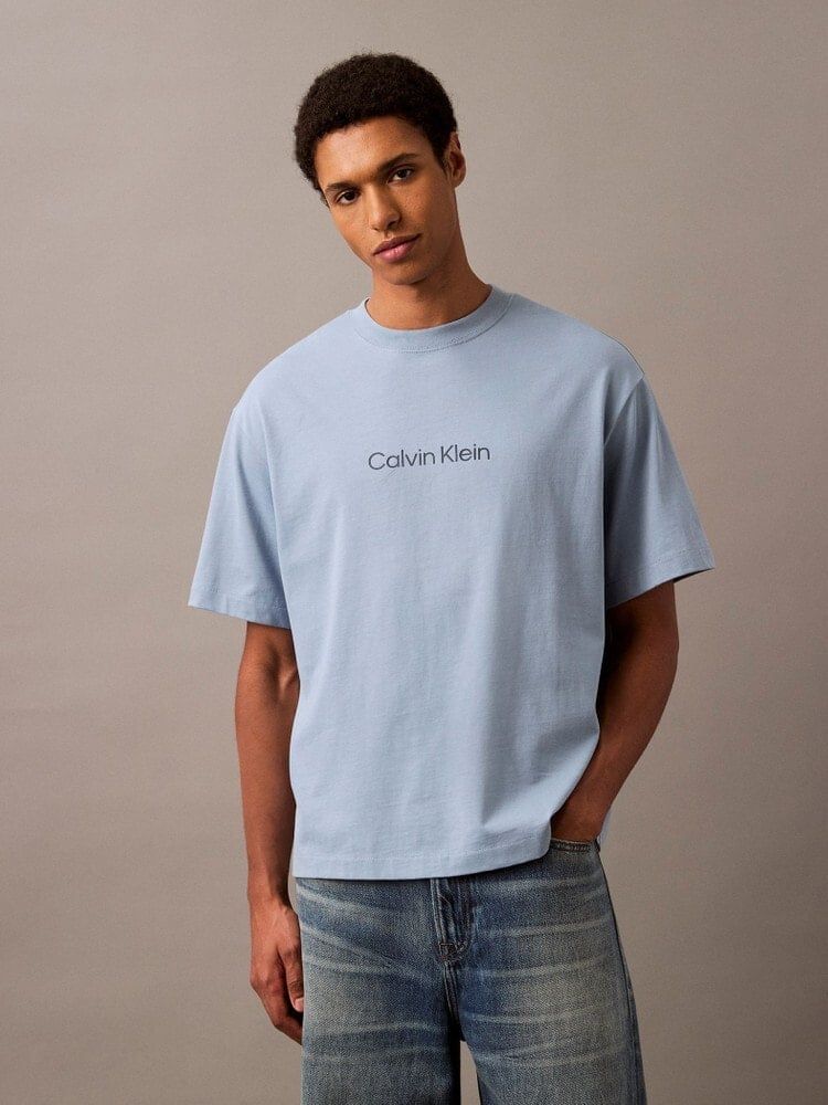 Calvin Klein - Áo thun thời trang nam CK Relaxd Standard Logo Tee