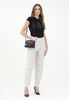 Armani Exchange - Quần dài nữ Aix Women's elegant cream trousers