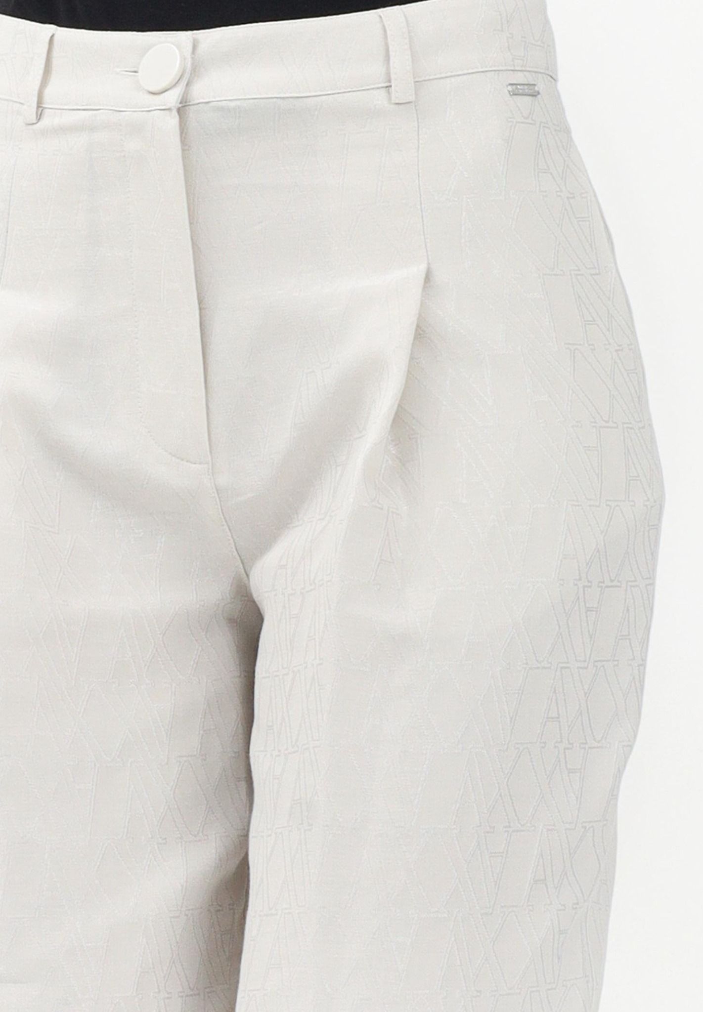 Armani Exchange - Quần dài nữ Aix Women's elegant cream trousers