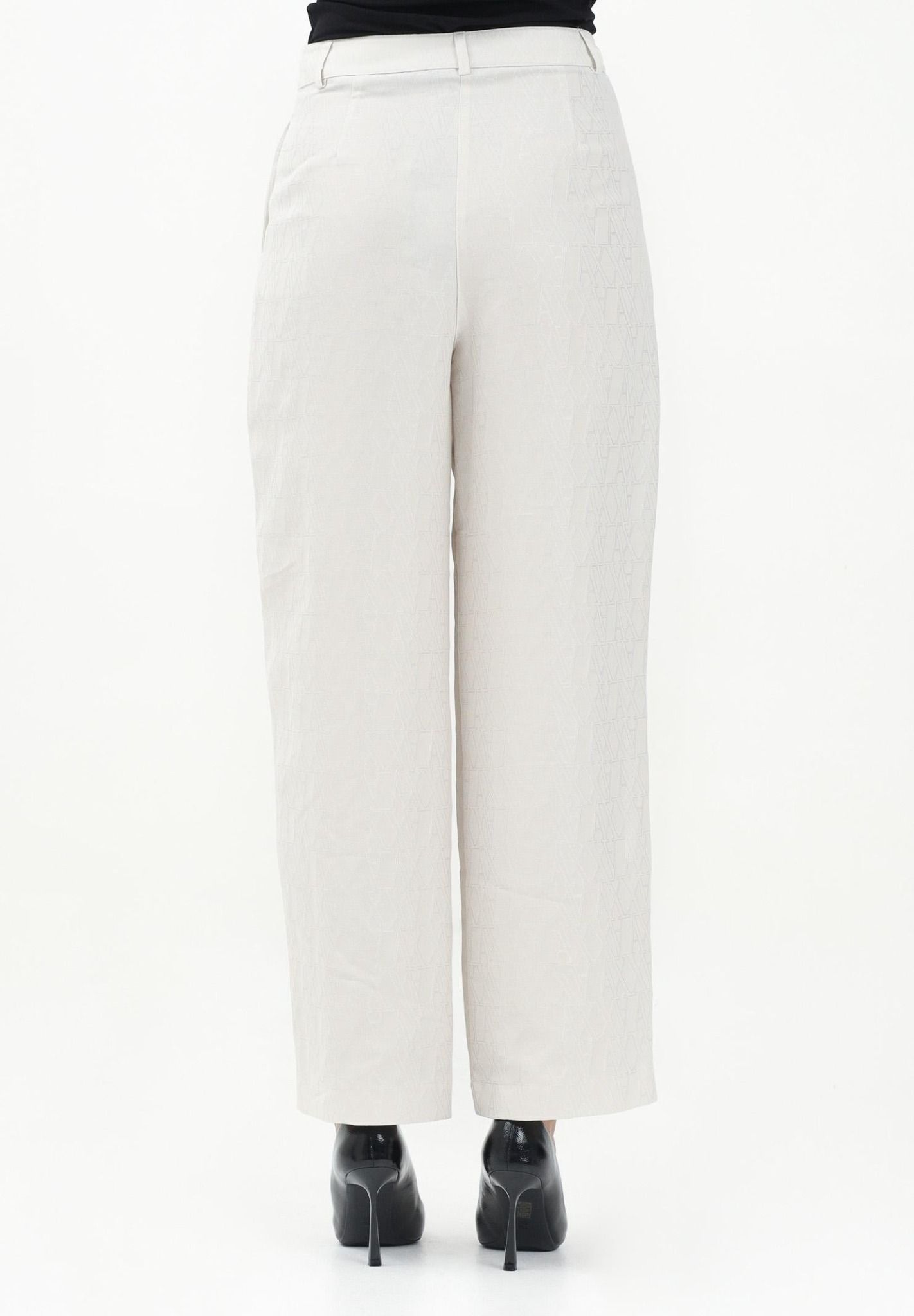 Armani Exchange - Quần dài nữ Aix Women's elegant cream trousers