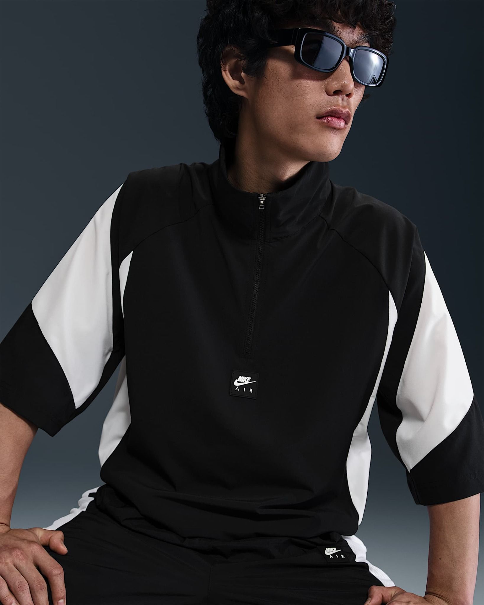 Nike - Áo tay ngắn thể thao Nam Air Men's Short-Sleeve Top