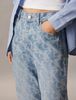Calvin Klein - Quần jeans dài nữ Signature 90S Straight Lightweight Jean