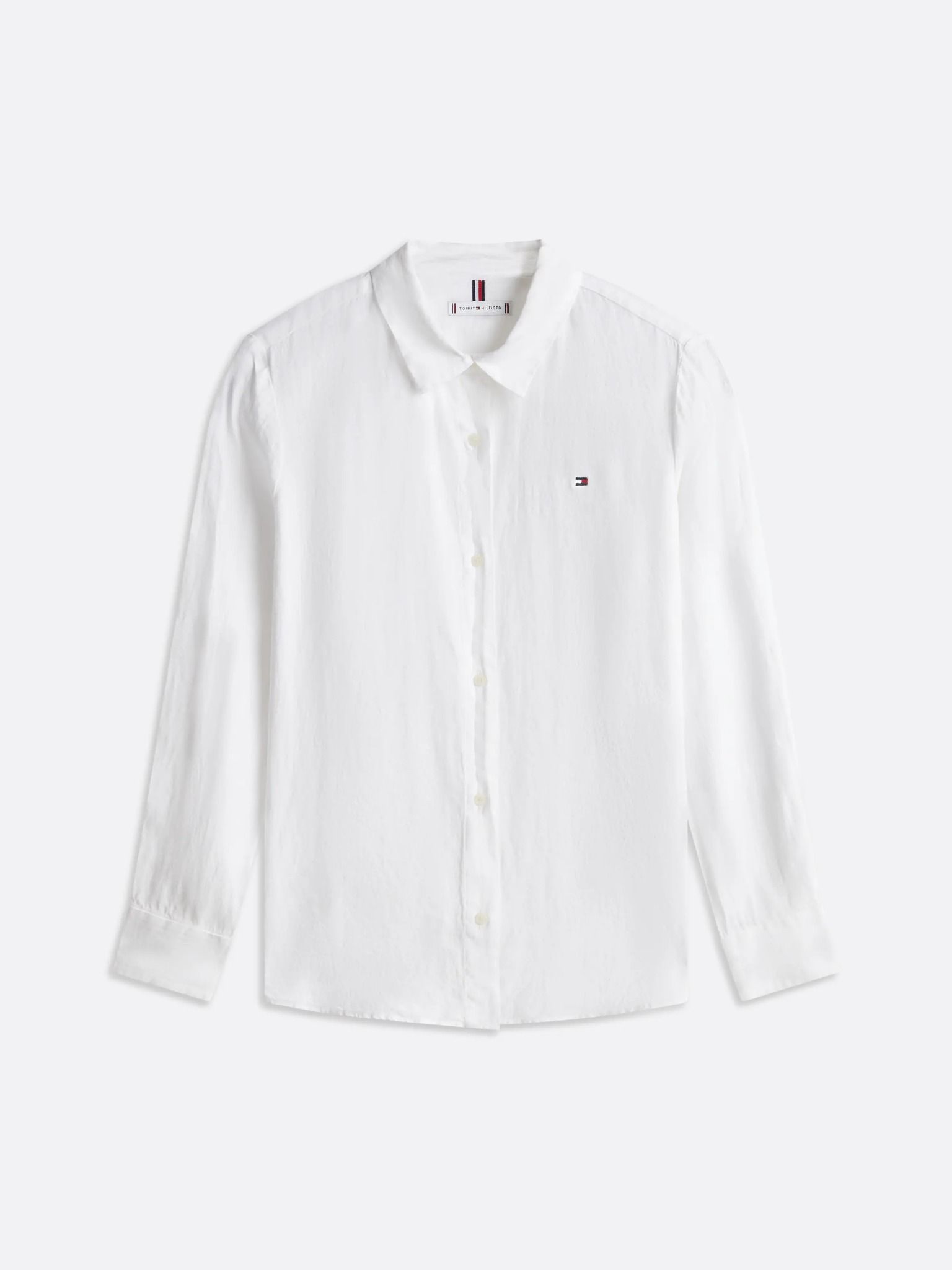 Tommy Hilfiger - Áo sơ mi tay dài nữ Essential Linen Relaxed Shirt