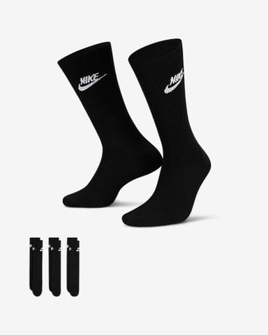 Nike - Vớ Thể Thao Nam Nữ Everyday Essential Crew Socks (3 Pairs)