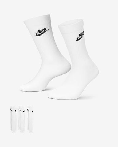 Nike - Vớ Thể Thao Nam Nữ Everyday Essential Crew Socks (3 Pairs)