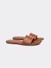 Tommy Hilfiger - Dép quai ngang nữ Essential Leather Flat Slip-On Mule Sandals