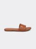 Tommy Hilfiger - Dép quai ngang nữ Essential Leather Flat Slip-On Mule Sandals