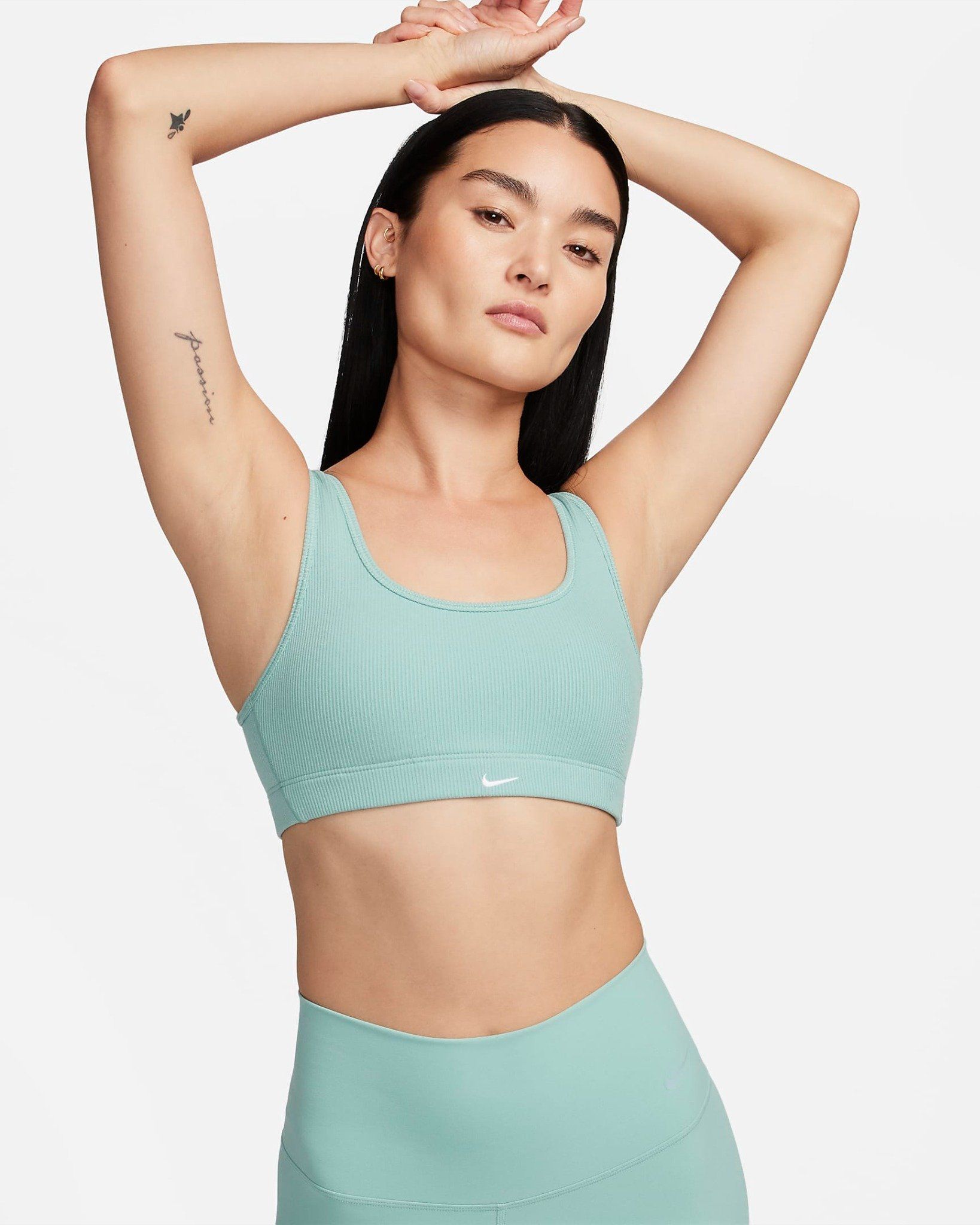 Nike - Áo ngực thể thao Nữ Alate All U Women's Light-Support Padded Ribbed Sports Bra