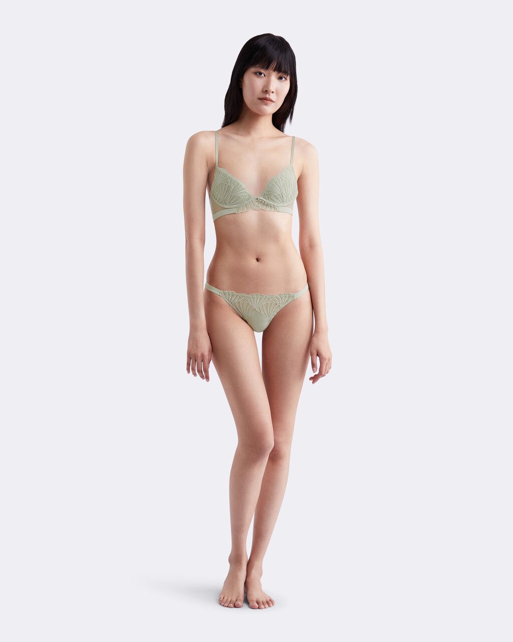 Calvin Klein - Áo ngực CK nữ CK Black Plunge Push Up Bra