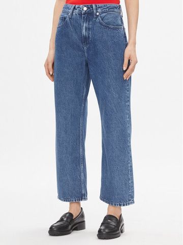 Tommy Hilfiger - Quần jeans nữ Loose Straight Medium Lift Jeans