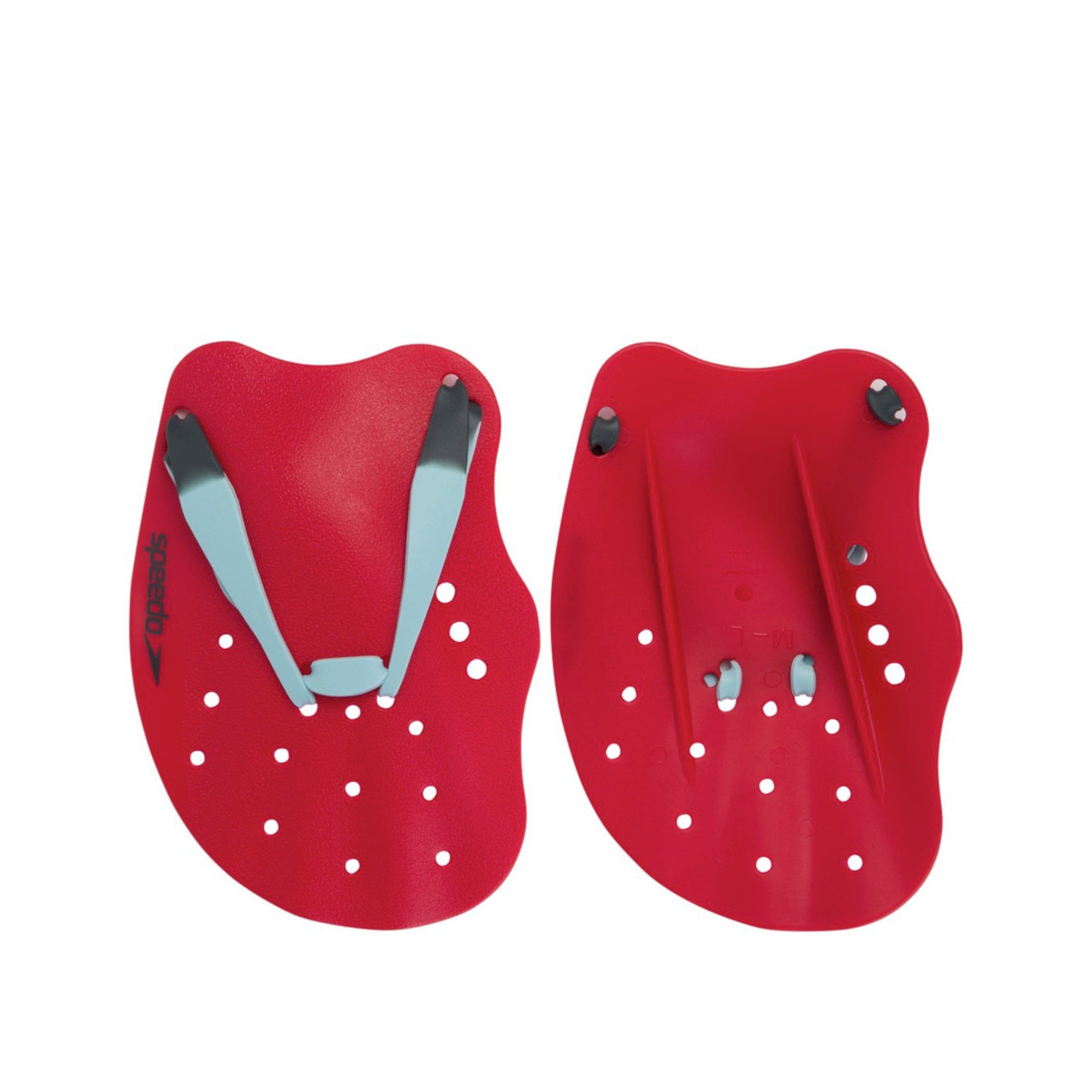 Speedo - Mái chèo tập bơi nam nữ Tech Paddle Red Blue Swimming