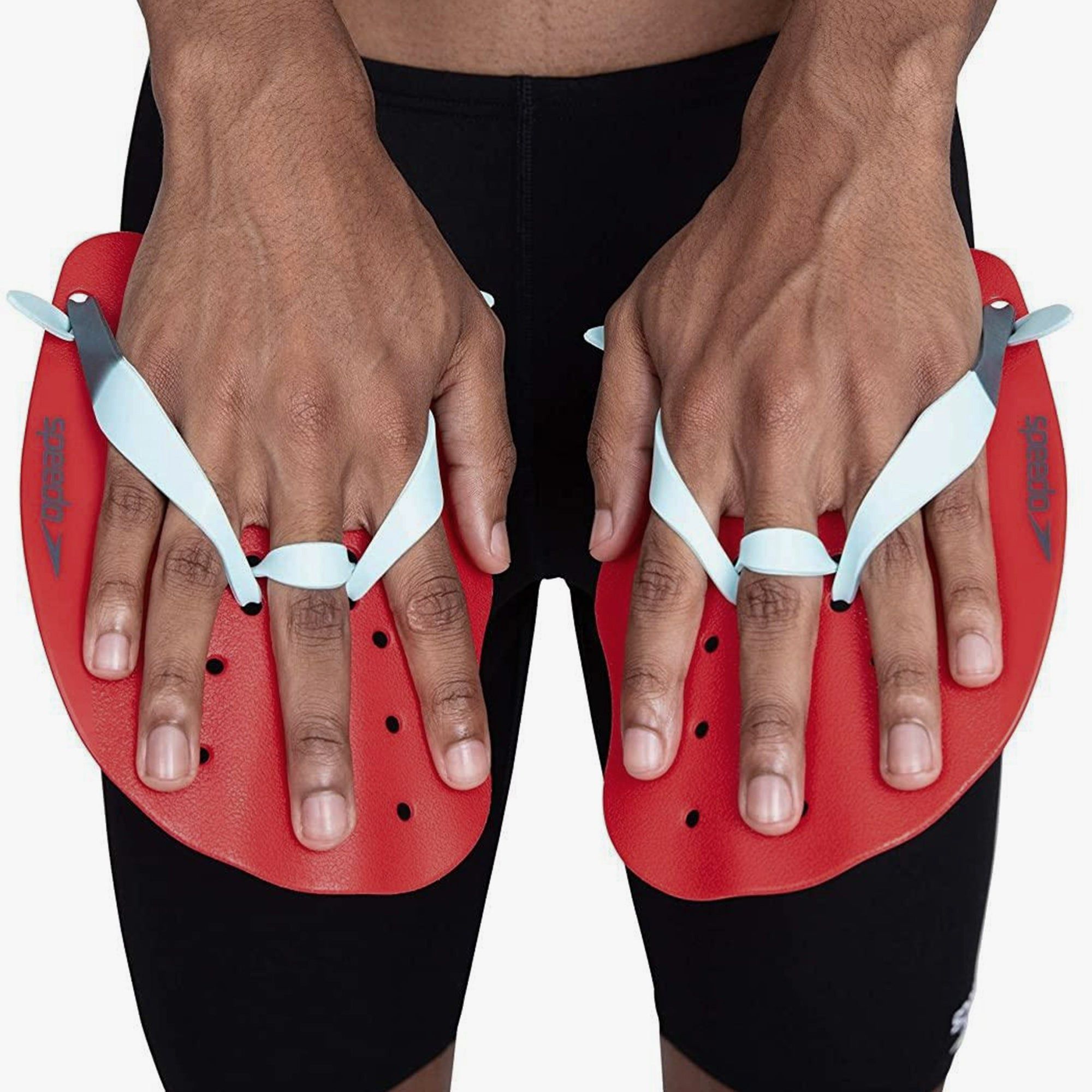 Speedo - Mái chèo tập bơi nam nữ Tech Paddle Red Blue Swimming