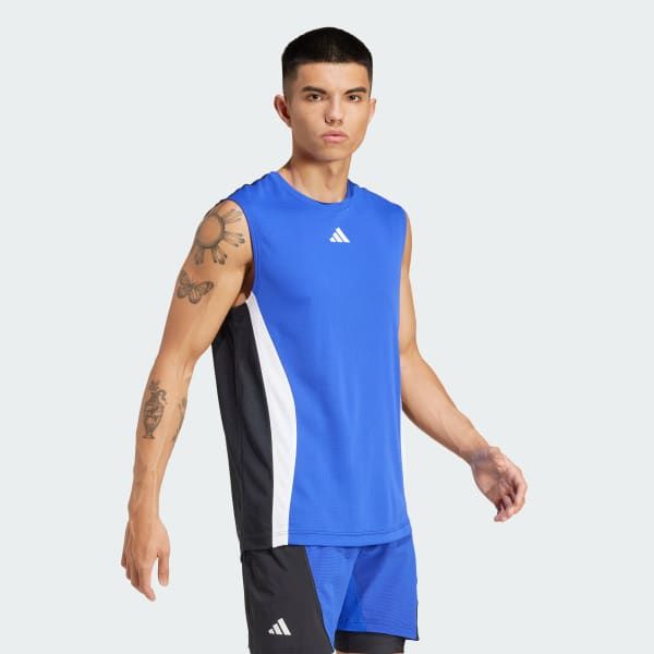 adidas - Áo thun ba lỗ Nam Tennis Pro HEAT.RDY Tank Top