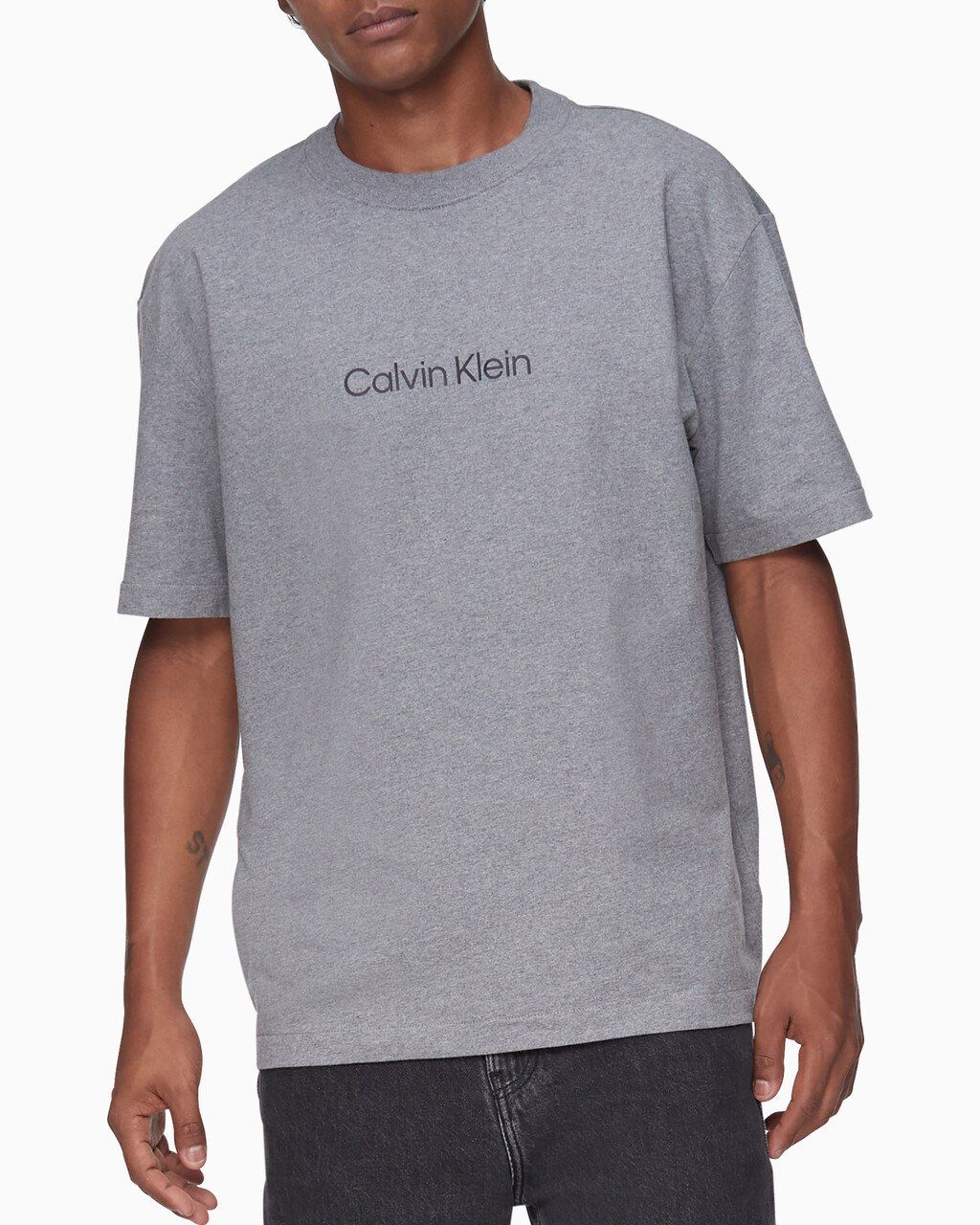 Calvin Klein - Áo tay ngắn nam Calvin Logo Crew Neck Tee