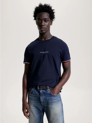 Tommy Hilfiger - Áo phông tay ngắn nam Slim-Fit Logo Tipped Tee