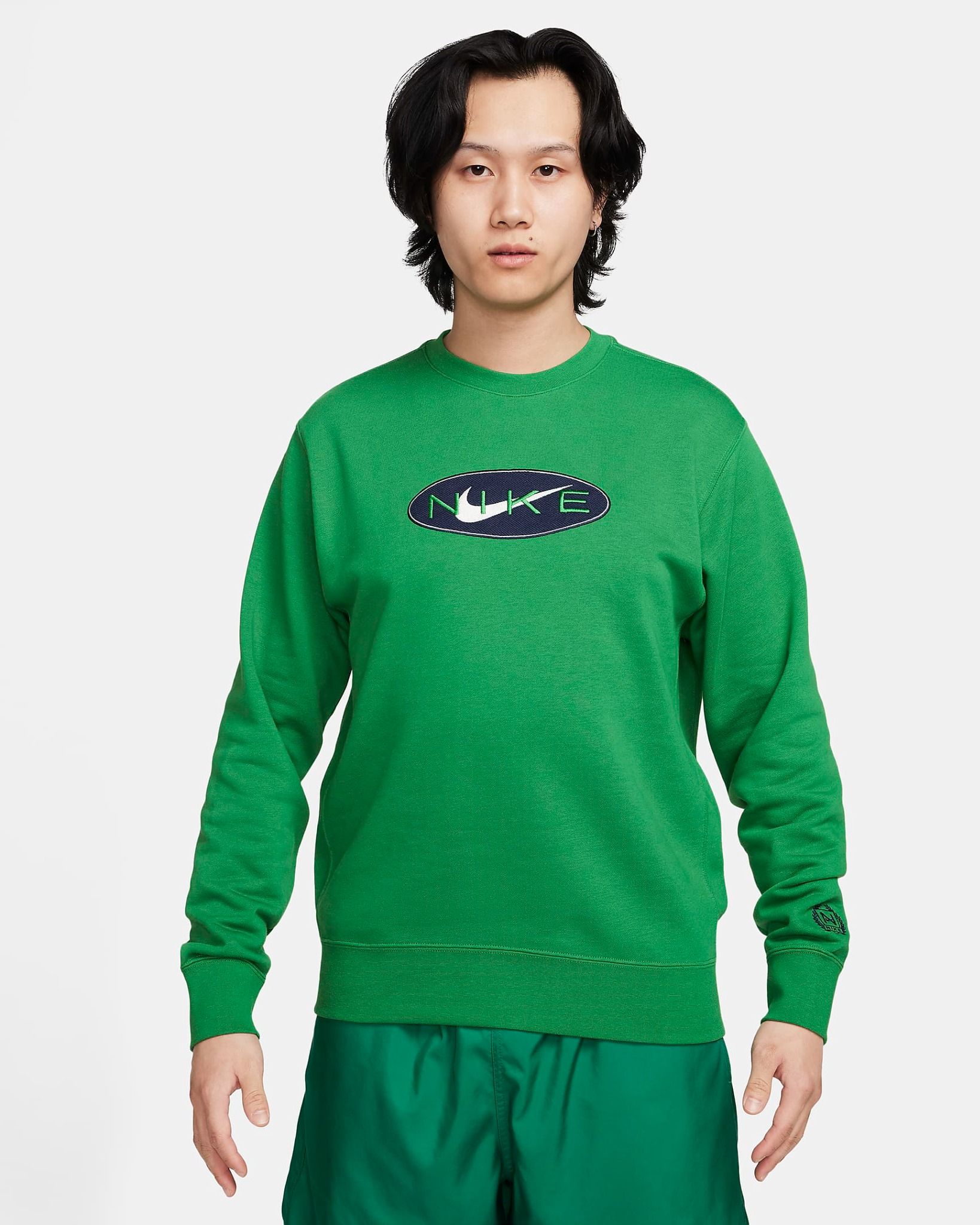 Nike - Áo tay dài thể thao Nam Men's French Terry Crewneck Sweatshirt