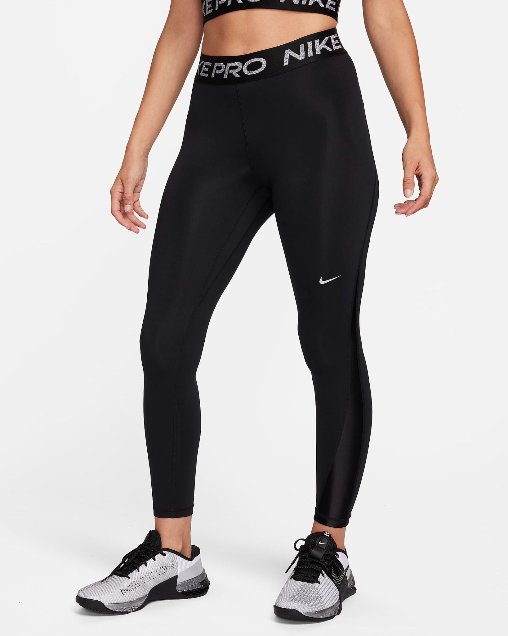 Nike - Quần dài thể thao Nữ Nike Pro Women's Mid-Rise 7/8 Leggings