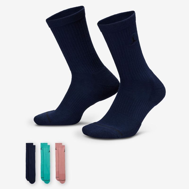 Nike - Vớ thể thao cổ cao (3 đôi) Nam Nữ Everyday Crew Socks (3 pairs) - Multi-Colour