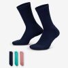Nike - Vớ thể thao cổ cao (3 đôi) Nam Nữ Everyday Crew Socks (3 pairs) - Multi-Colour