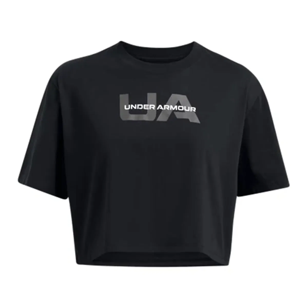 Under Armour - Áo thun tay ngắn nữ Boxy Crop Branded Lifestyle