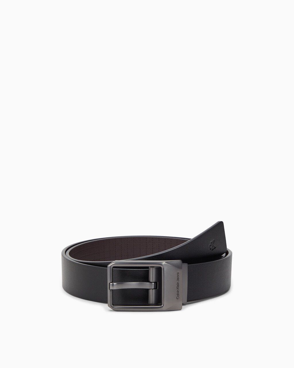 Calvin Klein - Thắt lưng nam Faceted Buckle Reversible Belt