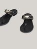 Tommy Hilfiger - Dép nữ TH Monogram Horsebit Leather Sandals